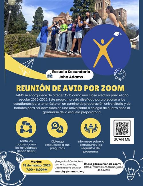 Reunion De AVID Por Zoom